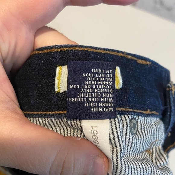 Madewell Rail Straight Jeans Mens 30x34 Blue Dark Wash Denim Straight Leg Pant - Picture 6 of 10